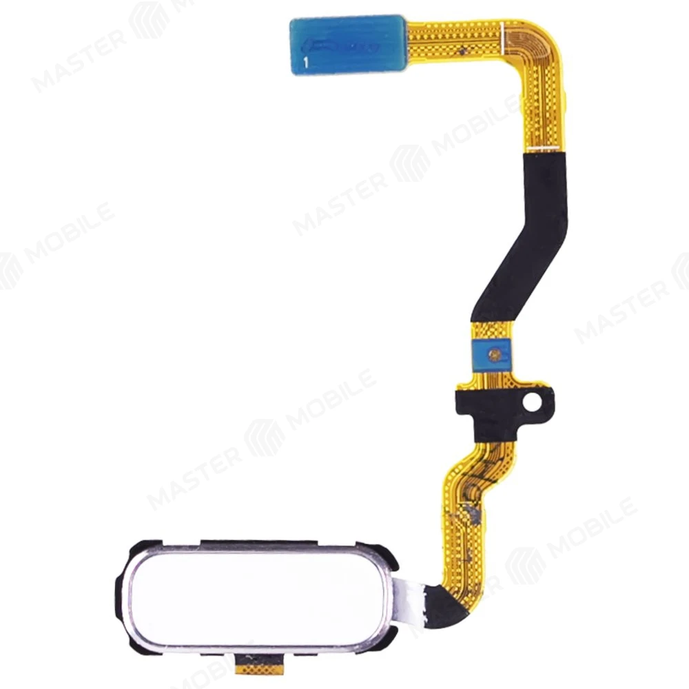 Шлейф для Samsung G930 Galaxy S7 с комп. + сканер отпечатка пальца (белый)  фото №1