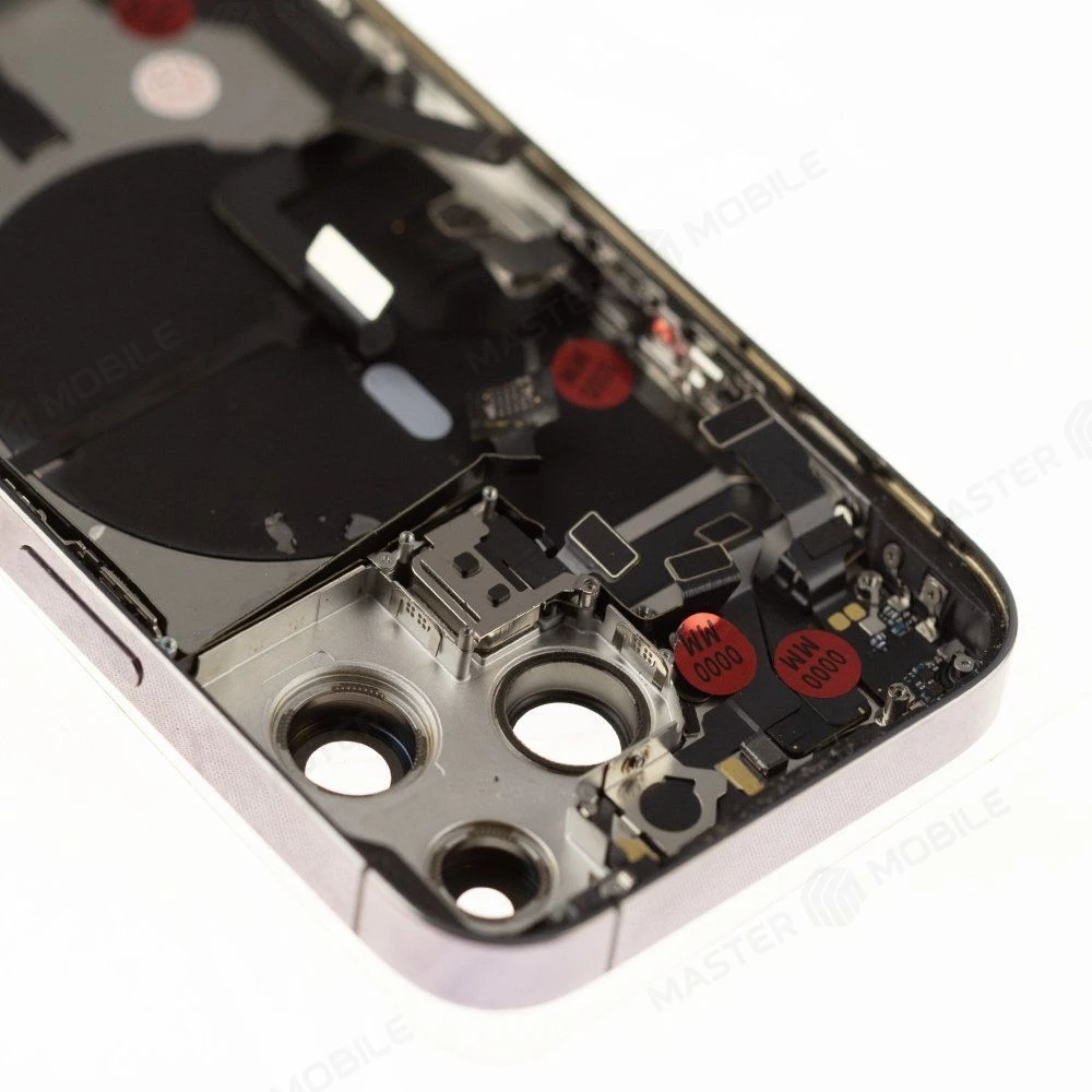 Корпус для Apple iPhone 14 Pro (фиолетовый) (eSIM / US Version) (в сборе) (ORIG100) (Снятый) (возможен дефект ЛКП) фото №3