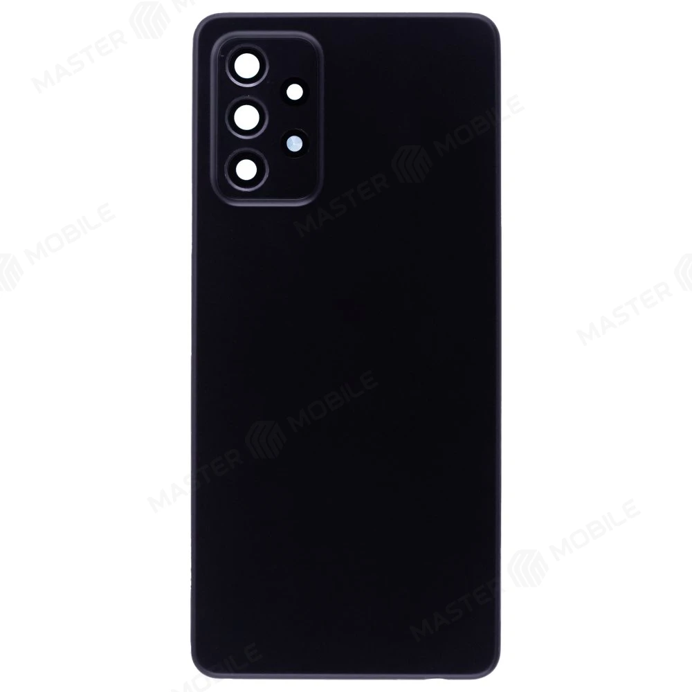 Задняя крышка для Samsung A725 Galaxy A72 (черный) (в сборе со стеклом камеры) фото №1
