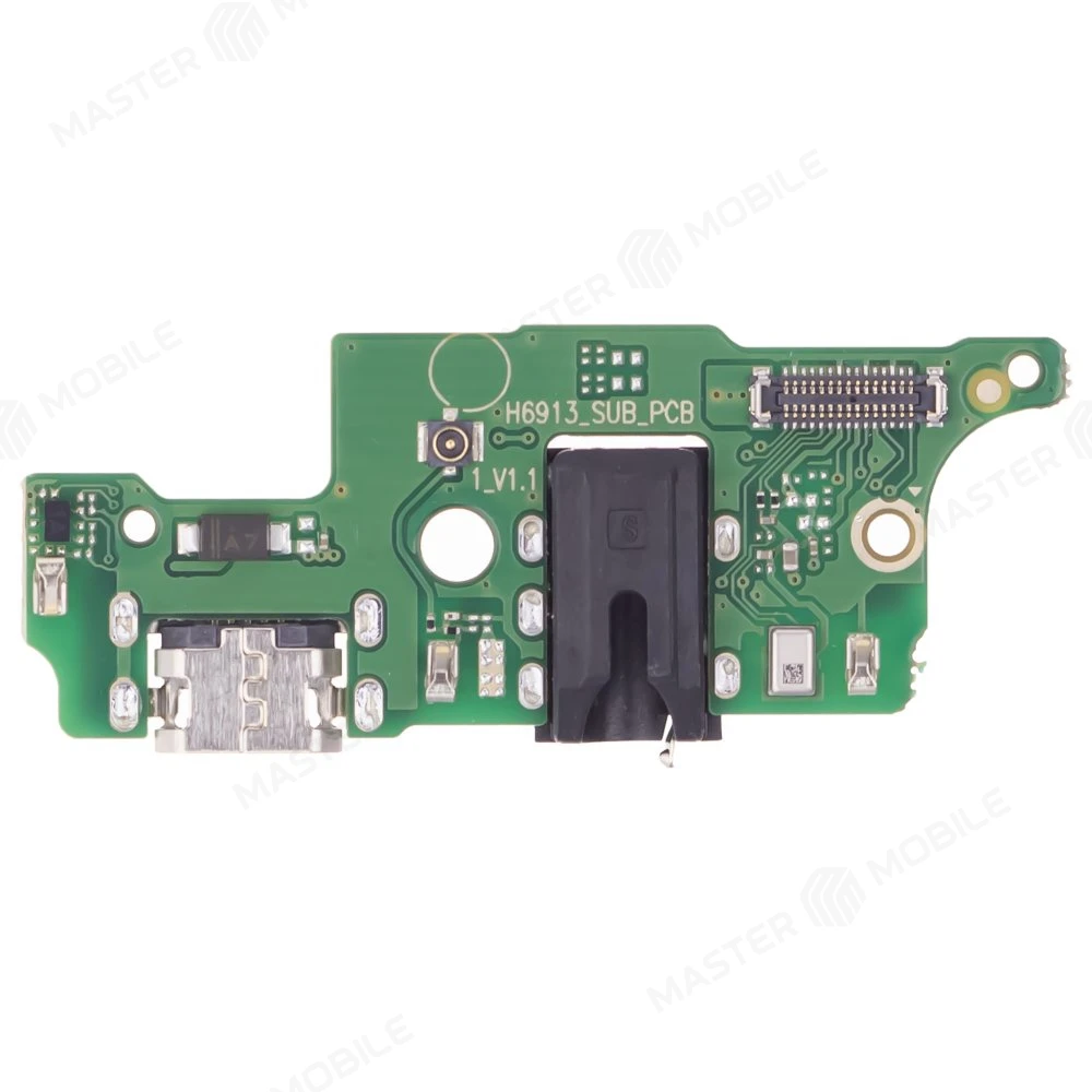 Нижняя плата для Tecno Spark 8P (KG7n) / Spark 8T (KG6p) и др. с комп. + разъем зарядки + микрофон  фото №1