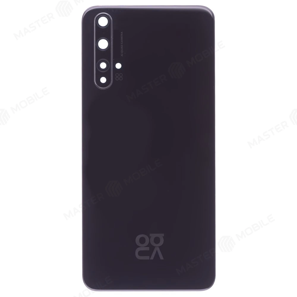 Задняя крышка для Huawei Nova 5T (YALE-L61A) (черный) (в сборе со стеклом камеры) фото №1