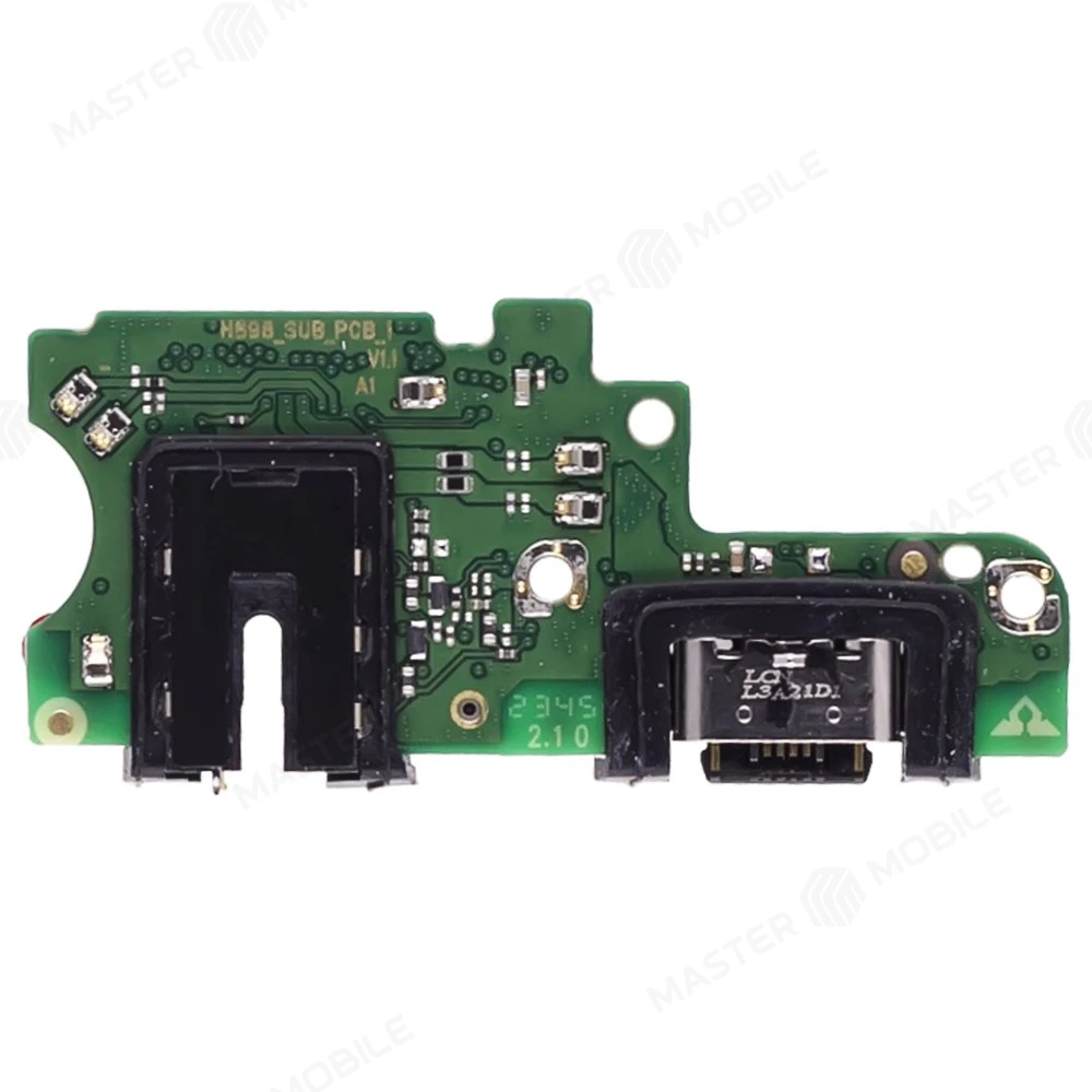 Нижняя плата для Tecno Pova 6 4G (LI7) с комп. + разъем зарядки + микрофон (ORIG100)  фото №2