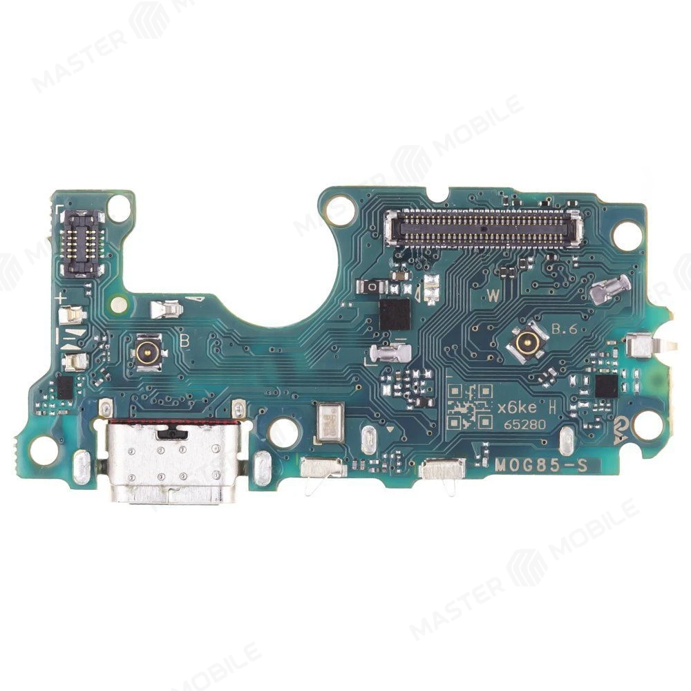 Нижняя плата для Motorola Moto G85 (XT2427-3) с комп. + разъем зарядки + микрофон + разъем SIM фото №1