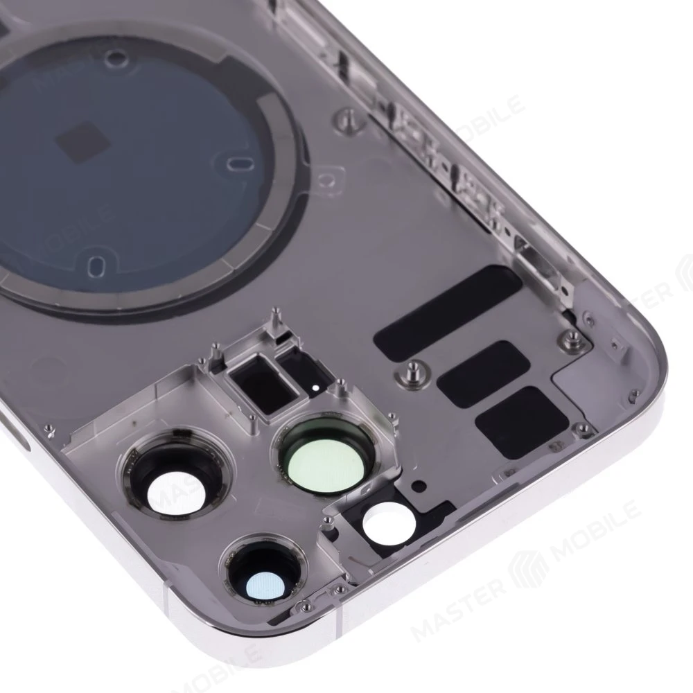 Корпус для Apple iPhone 14 Pro Max (серебристый) (Premium) фото №3