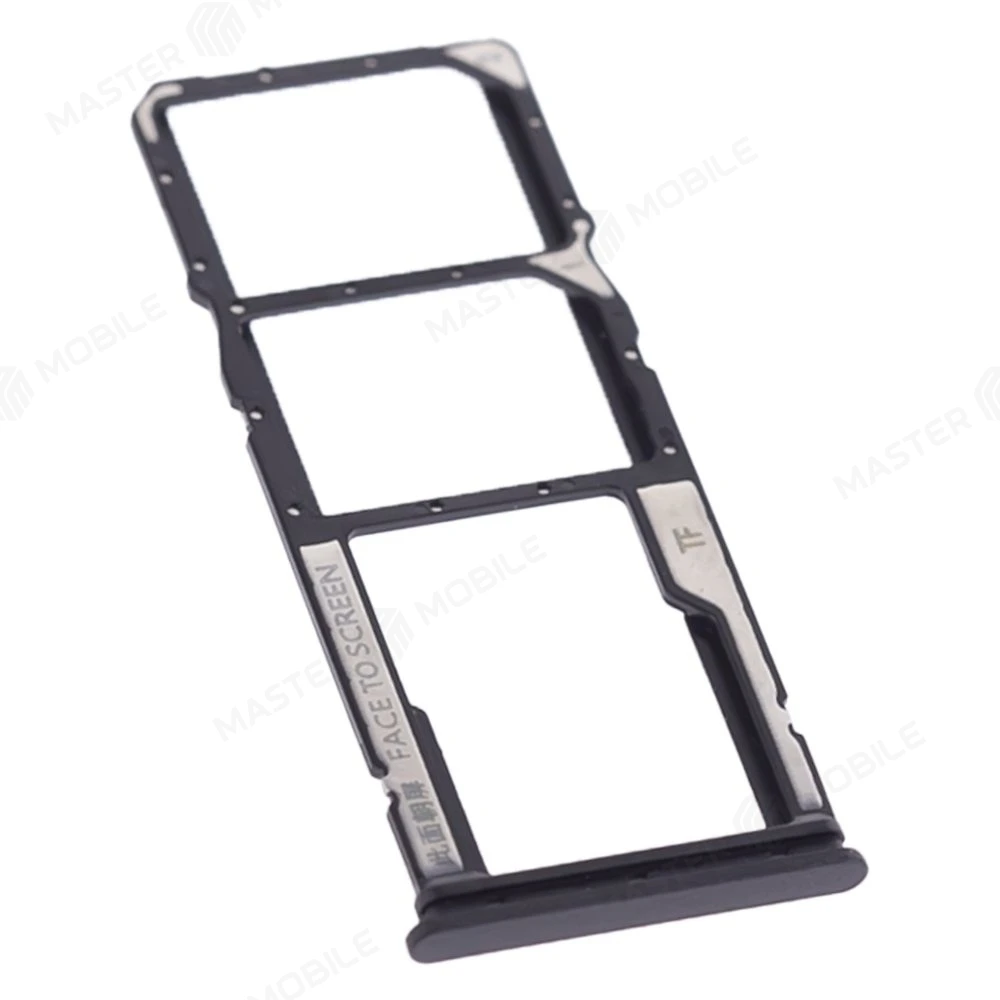 Держатель сим-карты для Xiaomi Redmi Note 12S (23030RAC7Y) (черный) фото №3